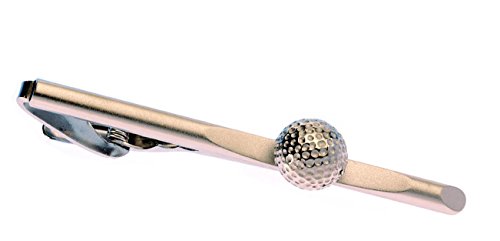 Golf Krawattenklammer Krawattennadel Golfball silbern made in Germany inkl. Silberbox - schönes Golfer Accessoire für die Seidenkrawatte von magdalena r.