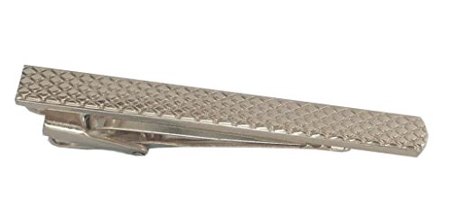 Krawattenklammer Krawattennadel 5,4 cm kurz silbern glänzend inkl. Geschenkbox SALE- schönes Accessoire für die Seidenkrawatte von magdalena r.