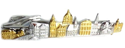 Krawattennadel Hannover skyline bicolor glänzend ca. 6,2 cm lang m.i. Germany + Geschenkbox von magdalena r.