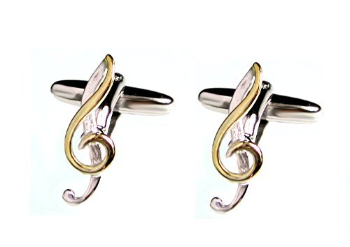 Manschettenknöpfe Violinschlüssel Notenschlüssel - Musik bicolor glänzend m.i.Germany + Exklusivbox - Accessoire für die Umschlagmanschette Manschettenknöpfe Violinschlüssel Notenschlüssel - Musik bicolor glänzend m.i.Germany + Exklusivbox - Accessoire für die Umschlagmanschette von magdalena r.