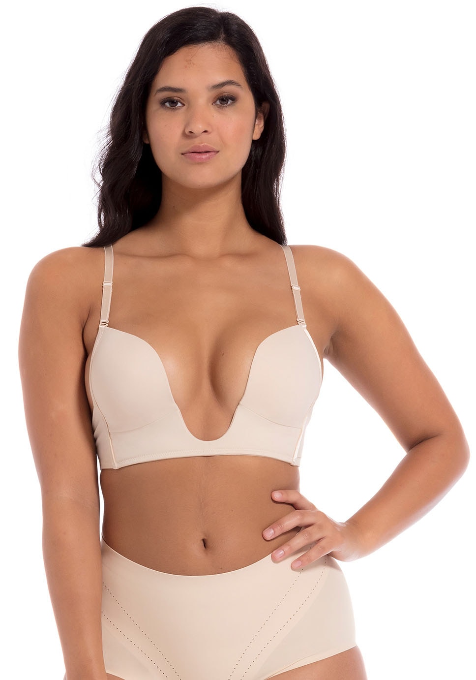 MAGIC Bodyfashion Bügelloser BH "V-Bra" extrem tief fallender Ausschnitt und extra tiefer Rücken von magic bodyfashion