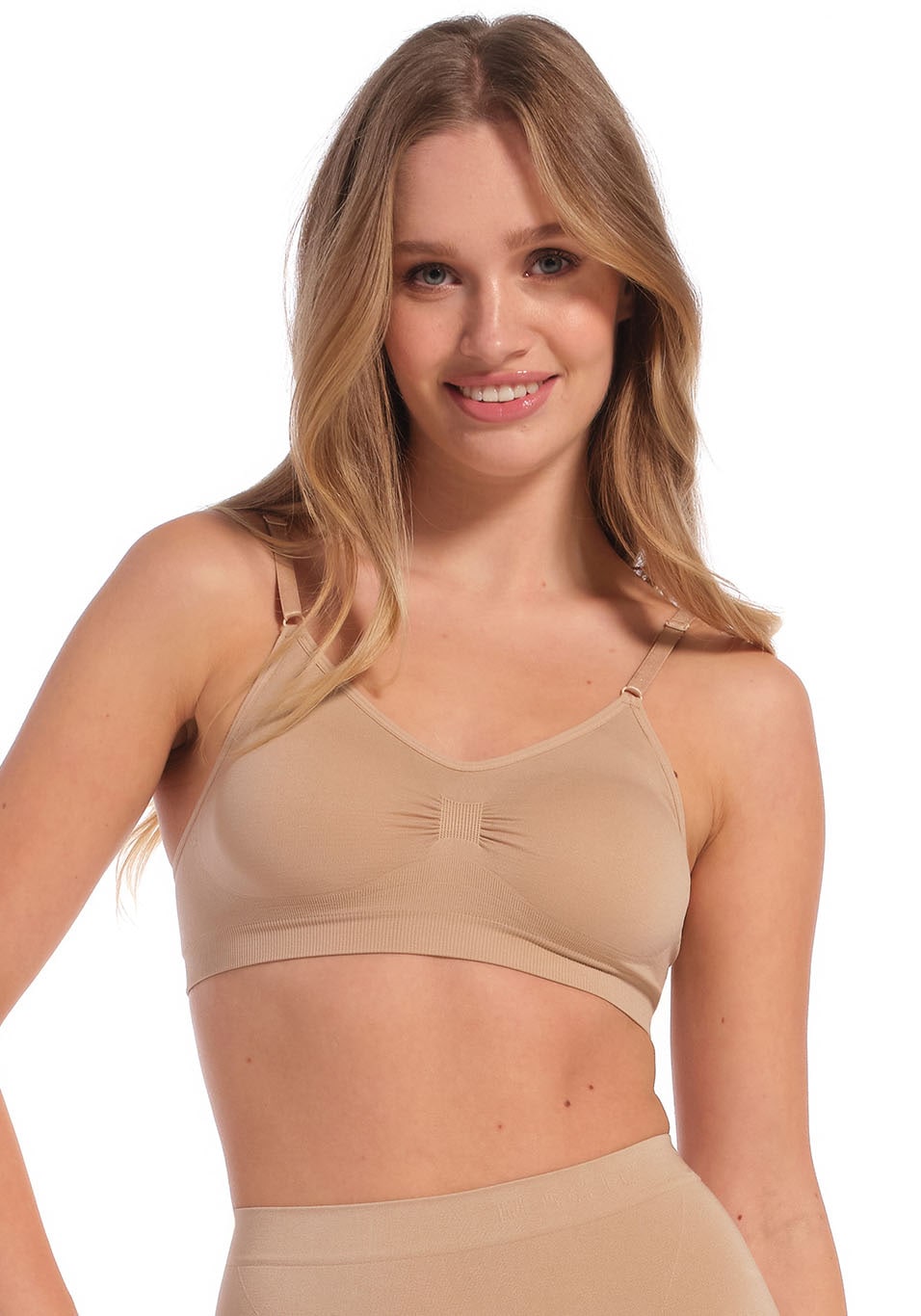 MAGIC Bodyfashion Bustier "Comfort Bra" bequemer nahtloser und bügelloser Träger-BH von magic bodyfashion