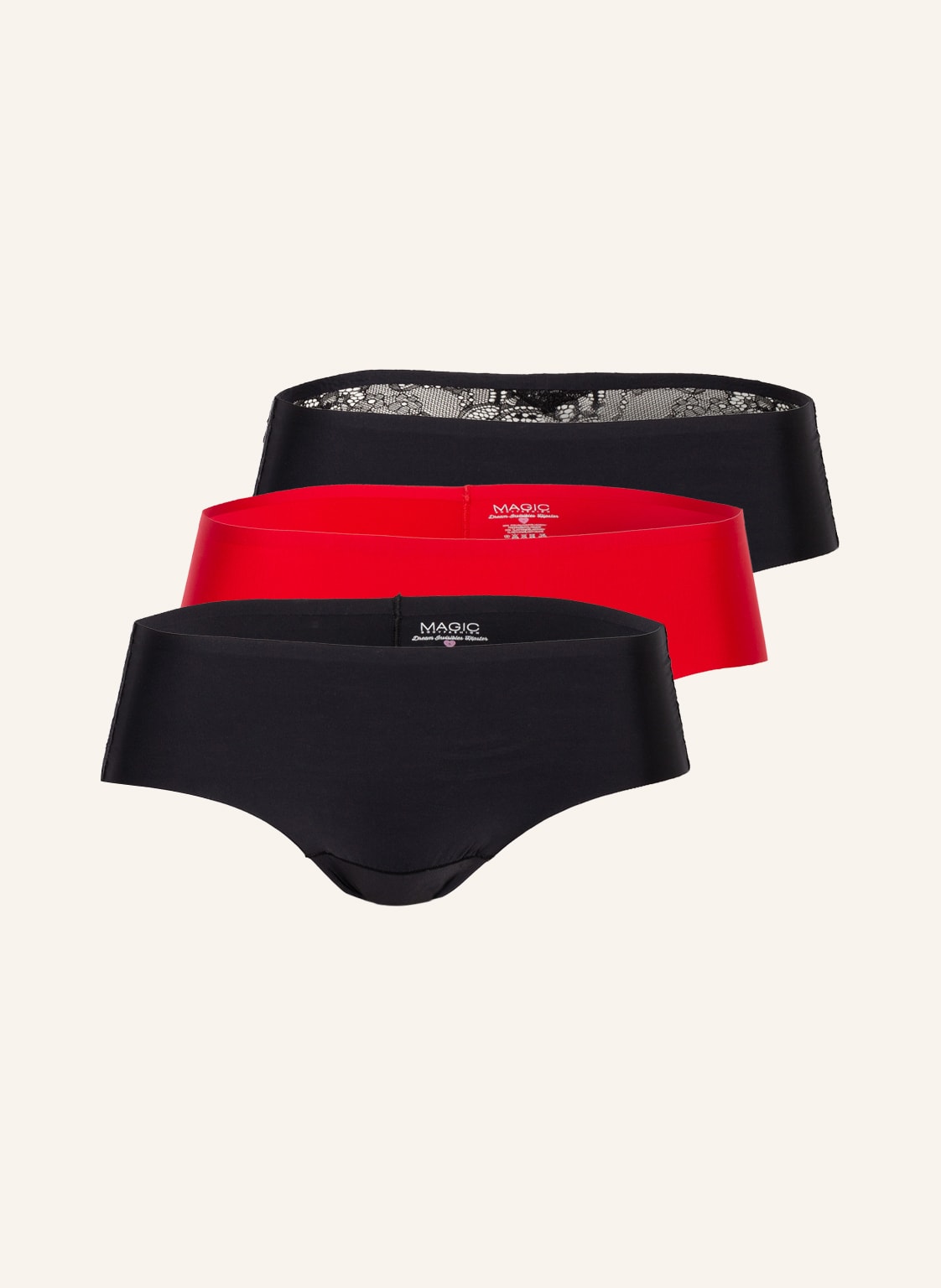 Magic Bodyfashion 3er-Pack Panties Holiday Giftpack schwarz von magic bodyfashion