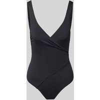 MAGIC Bodyfashion Badeanzug in Wickel-Optik in Black, Größe XXL von magic bodyfashion