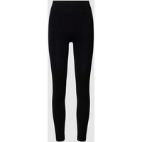 Magic Bodyfashion Leggings aus Viskose-Mix im nahtlosen Design Modell 'BAMBOO' in Black, Größe XXL von magic bodyfashion