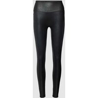 Magic Bodyfashion Leggings in Leder-Optik in Black, Größe L von magic bodyfashion