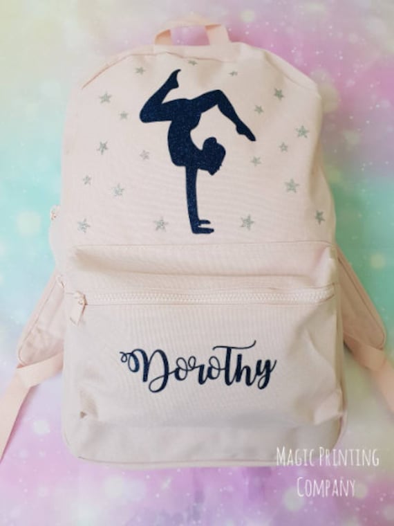 Turnbeutel Turner Mit Namen Rosa Tänzerin Street Dance Bag Gymnastik von magicprintingcompany