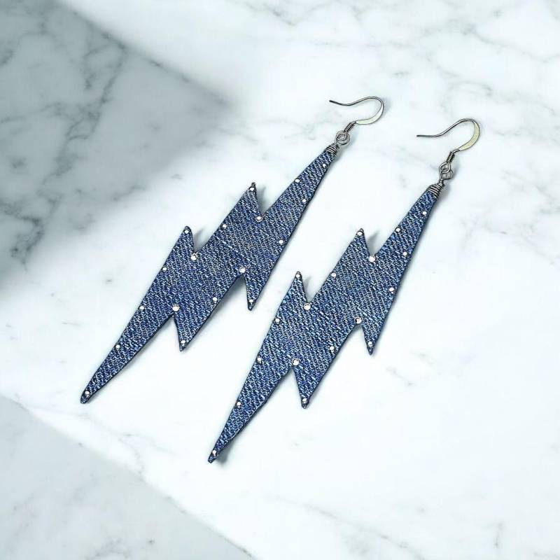 Denim Ohrringe - Bolt Jean von maidendenim