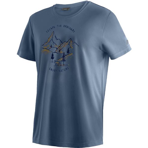 MAIER SPORTS Maier Sports Herren Shirt Dieter Print von maier sports