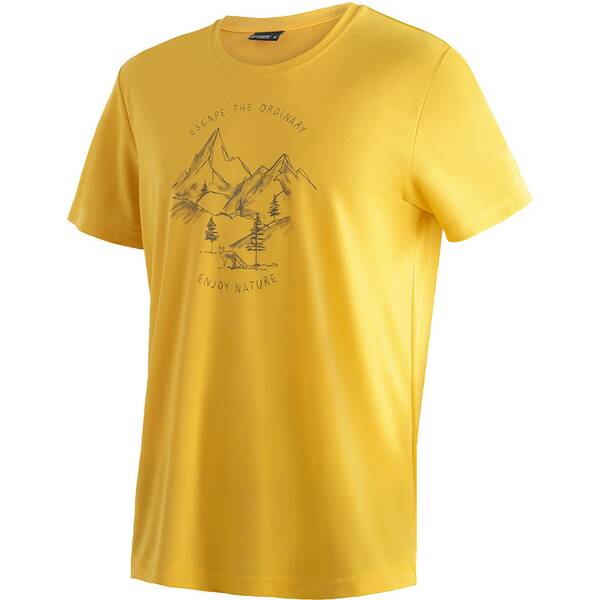 MAIER SPORTS Maier Sports Herren Shirt Dieter Print von maier sports