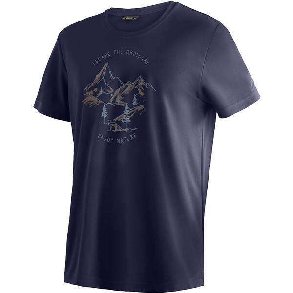 MAIER SPORTS Maier Sports Herren Shirt Dieter Print von maier sports