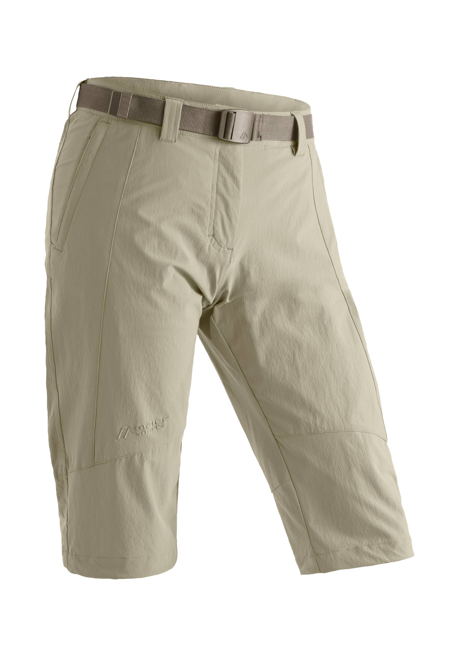 Maier Sports Caprihose "Kluane", Damen Shorts, kurze Wanderhose, Outdoorhose mit 2 Taschen, Regular Fit von maier sports