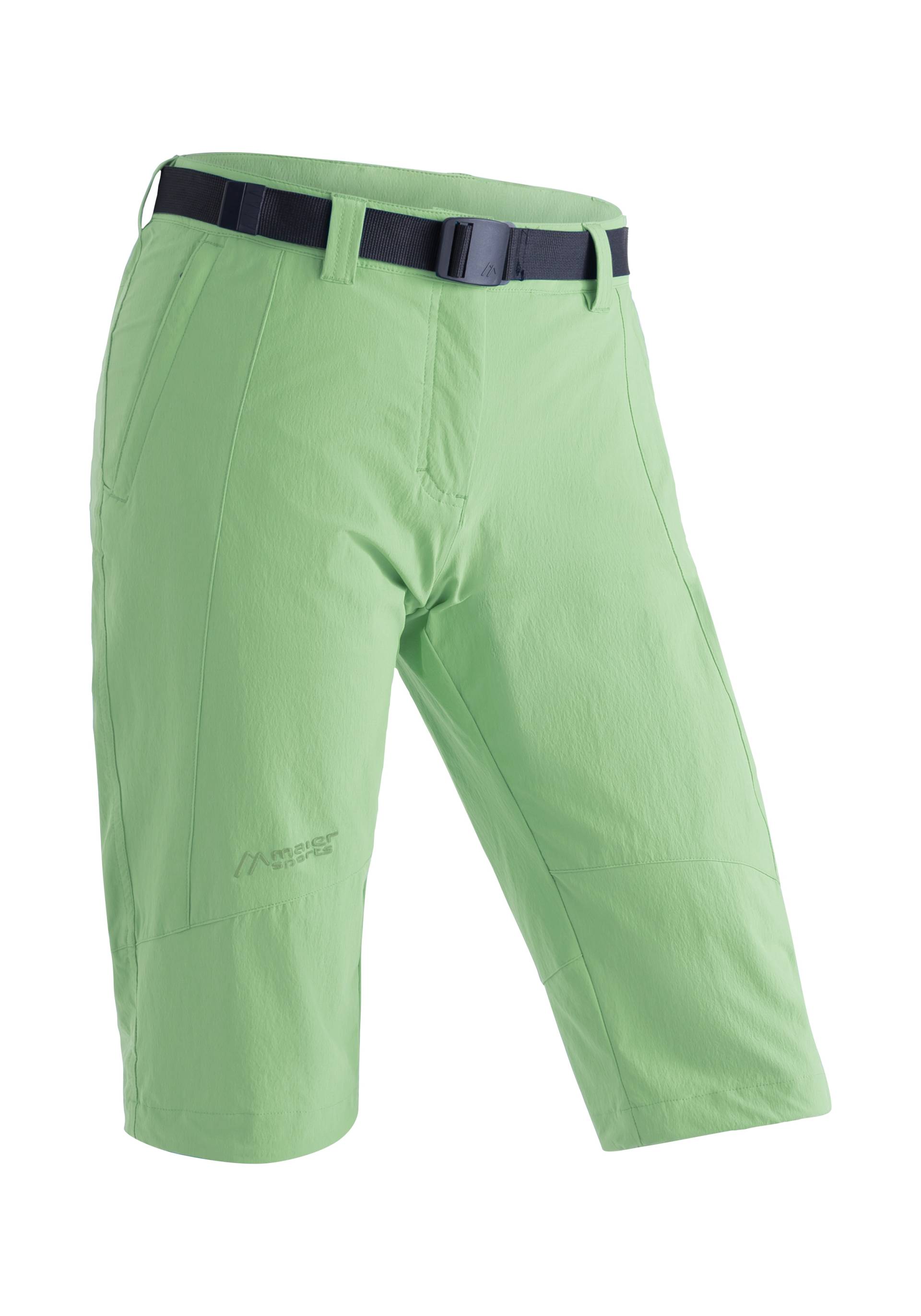 Maier Sports Caprihose "Kluane", Damen Shorts, kurze Wanderhose, Outdoorhose mit 2 Taschen, Regular Fit von maier sports