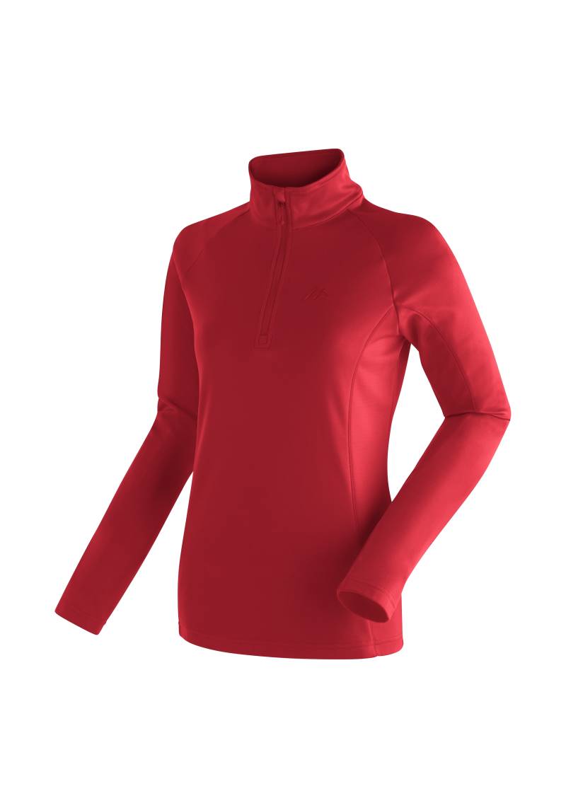 Maier Sports Fleecepullover "Eva" Damen Fleece, funktioneller Midlayer, Half-Zip, Regular Fit von maier sports
