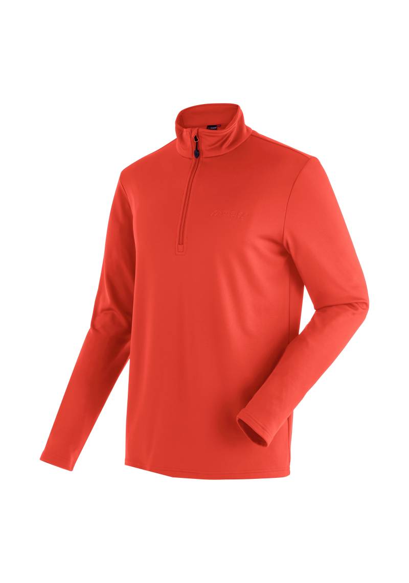 Maier Sports Fleecepullover "Felix", Herren Fleece, funktioneller Midlayer, Half-Zip, Regular Fit von maier sports