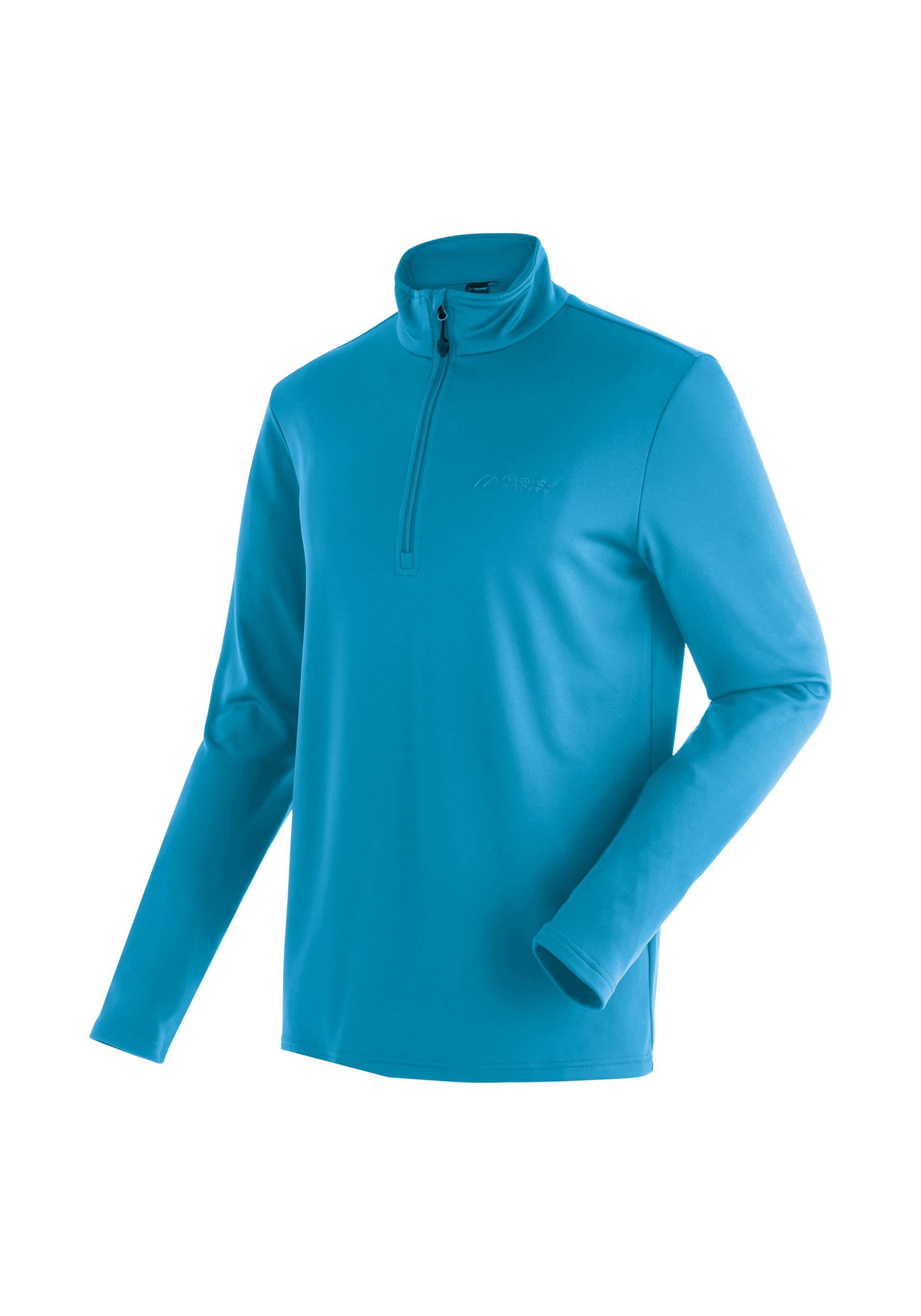 Maier Sports Fleecepullover "Felix", Herren Fleece, funktioneller Midlayer, Half-Zip, Regular Fit von maier sports