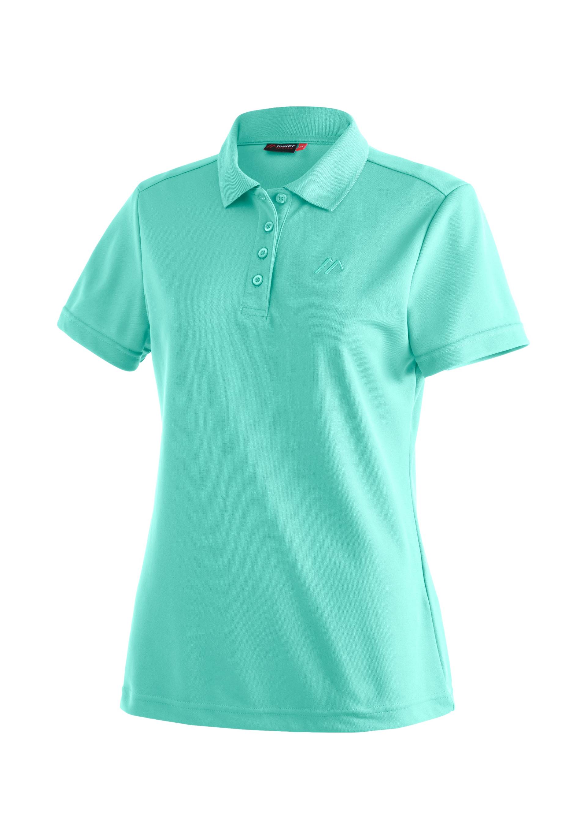 Maier Sports Funktionsshirt "Ulrike" Damen Polo, pique Poloshirt, schnelltrocknendes Outdoor-Shirt von maier sports