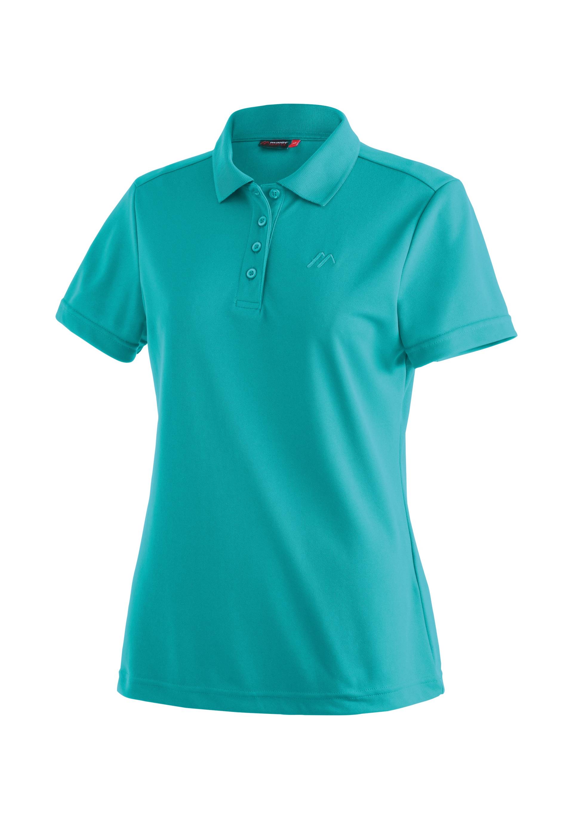 Maier Sports Funktionsshirt "Ulrike" Damen Polo, pique Poloshirt, schnelltrocknendes Outdoor-Shirt von maier sports