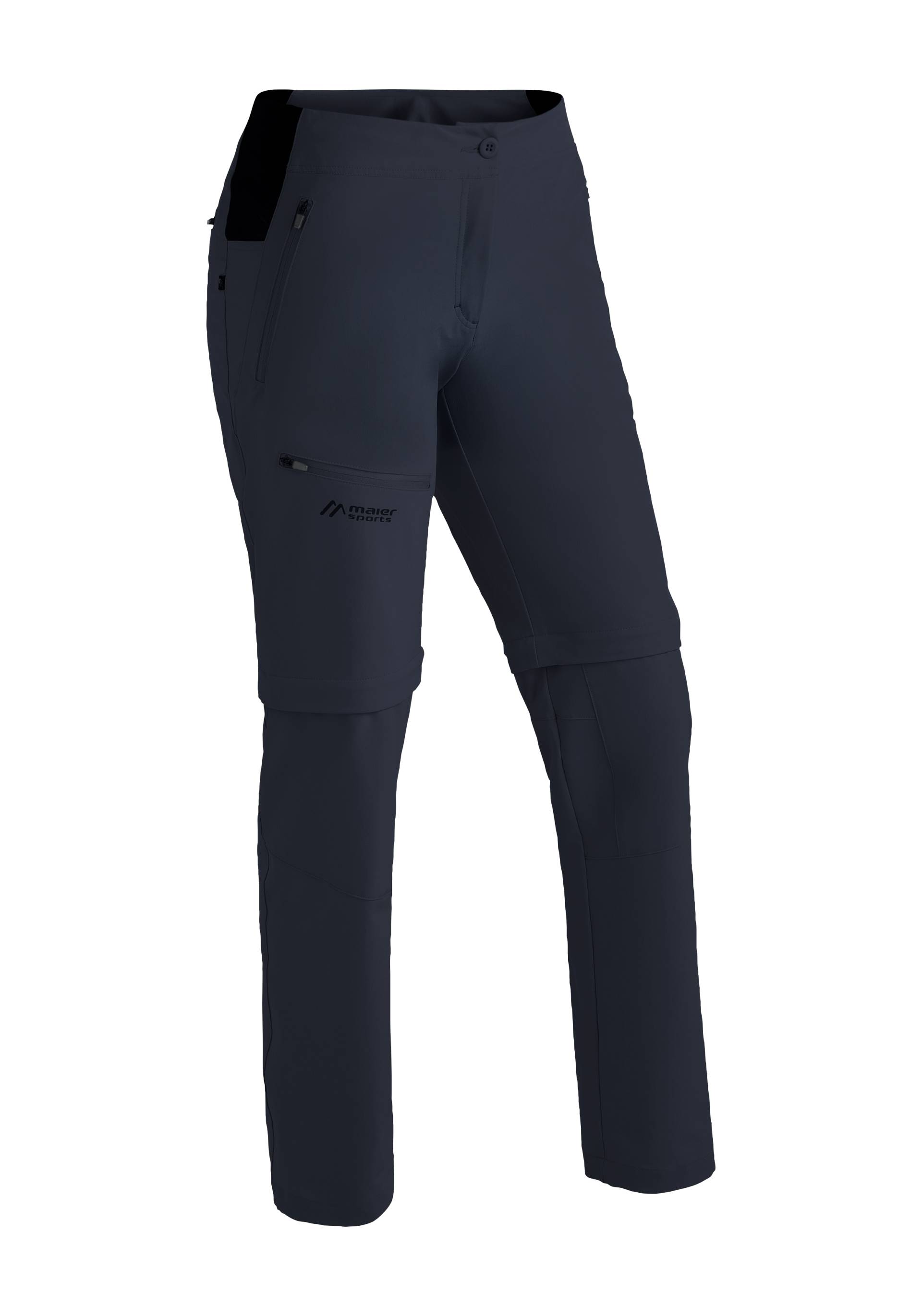 Maier Sports Outdoorhose "Latit Zip Vario", Damen zipp-off Wanderhose, elastische Funktionshose, 4 Taschen mit RV von maier sports