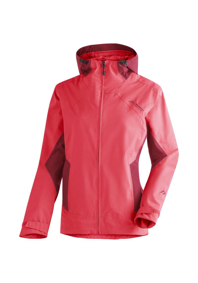 Maier Sports Outdoorjacke "Partu rec W" Damen Funktionsjacke, wasserdichte Regenjacke mit Kapuze, Wanderjacke von maier sports