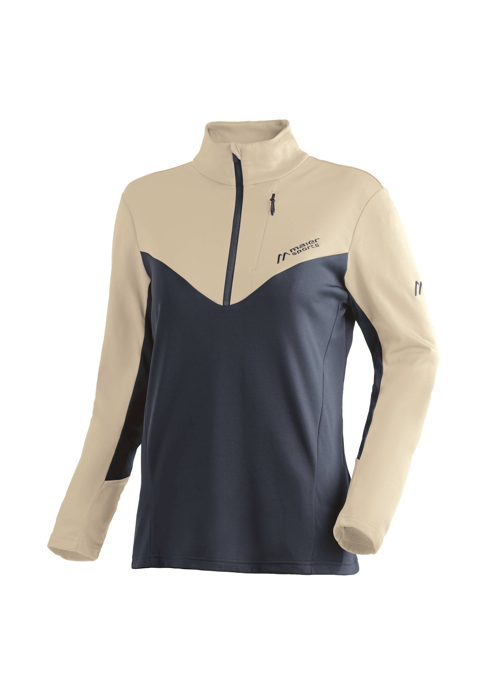 Maier Sports Rollkragenpullover "Evii" Damen Midlayer, warmes und schnelltrocknendes Fleece von maier sports