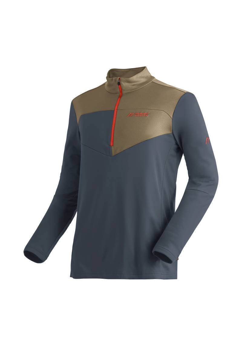 Maier Sports Rollkragenpullover "Felian", Herren Midlayer, pflegeleichtes Half-Zip Fleece, Regular Fit von maier sports
