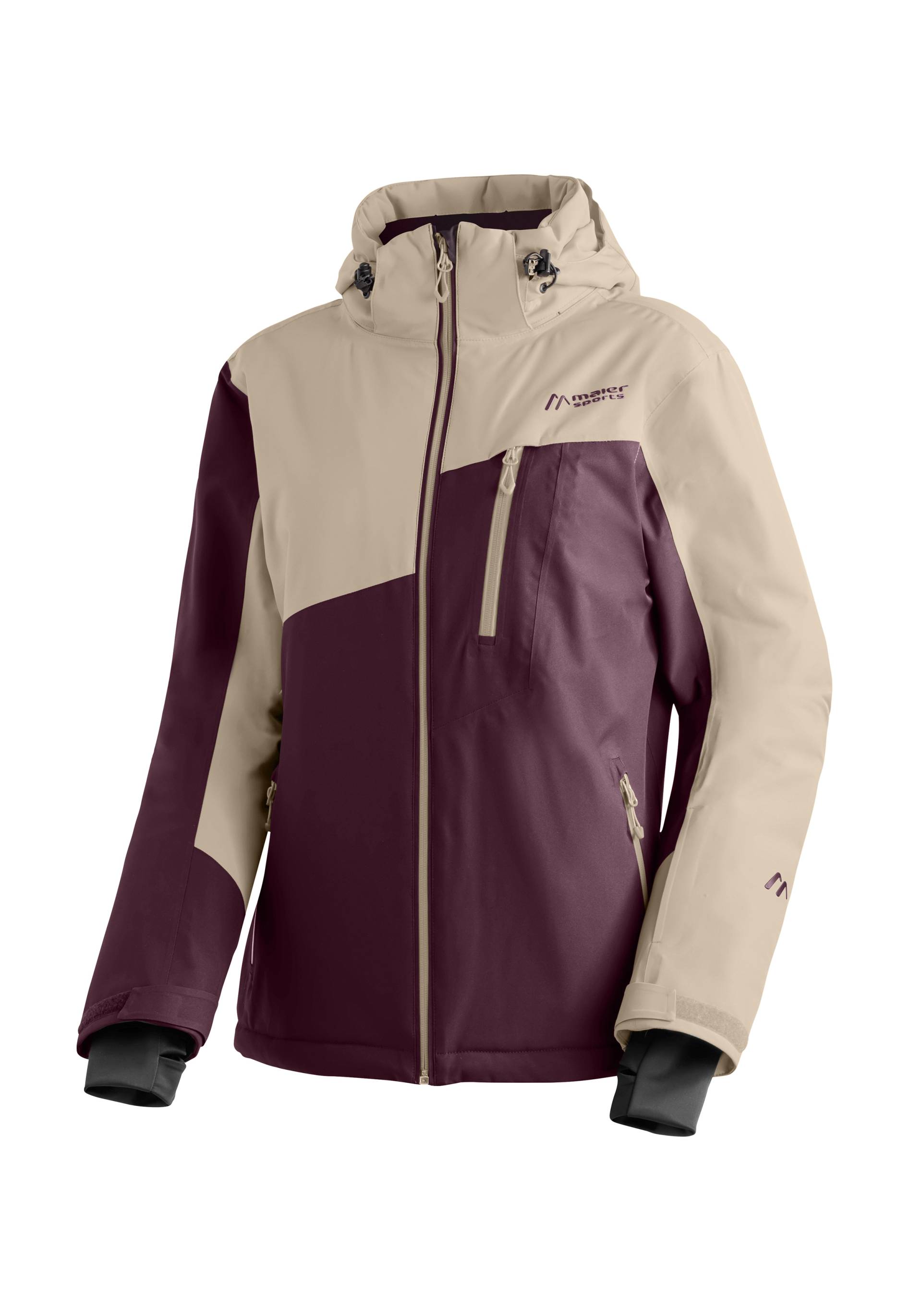 Maier Sports Skijacke "Glacierguard W" Damen Winterjacke wattiert u. wasserdicht von maier sports