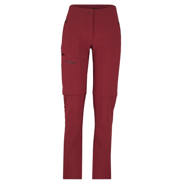 Maier Sports - Women's Latit Zip Vario - Zip-Off-Hose Gr 48 - Regular rot von maier sports