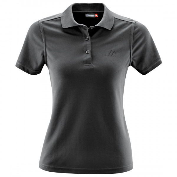 Maier Sports - Women's Ulrike - Polo-Shirt Gr 38 - Regular schwarz/grau von maier sports