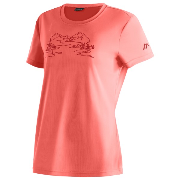 Maier Sports - Women's Wilma Print - Funktionsshirt Gr 50 rot von maier sports