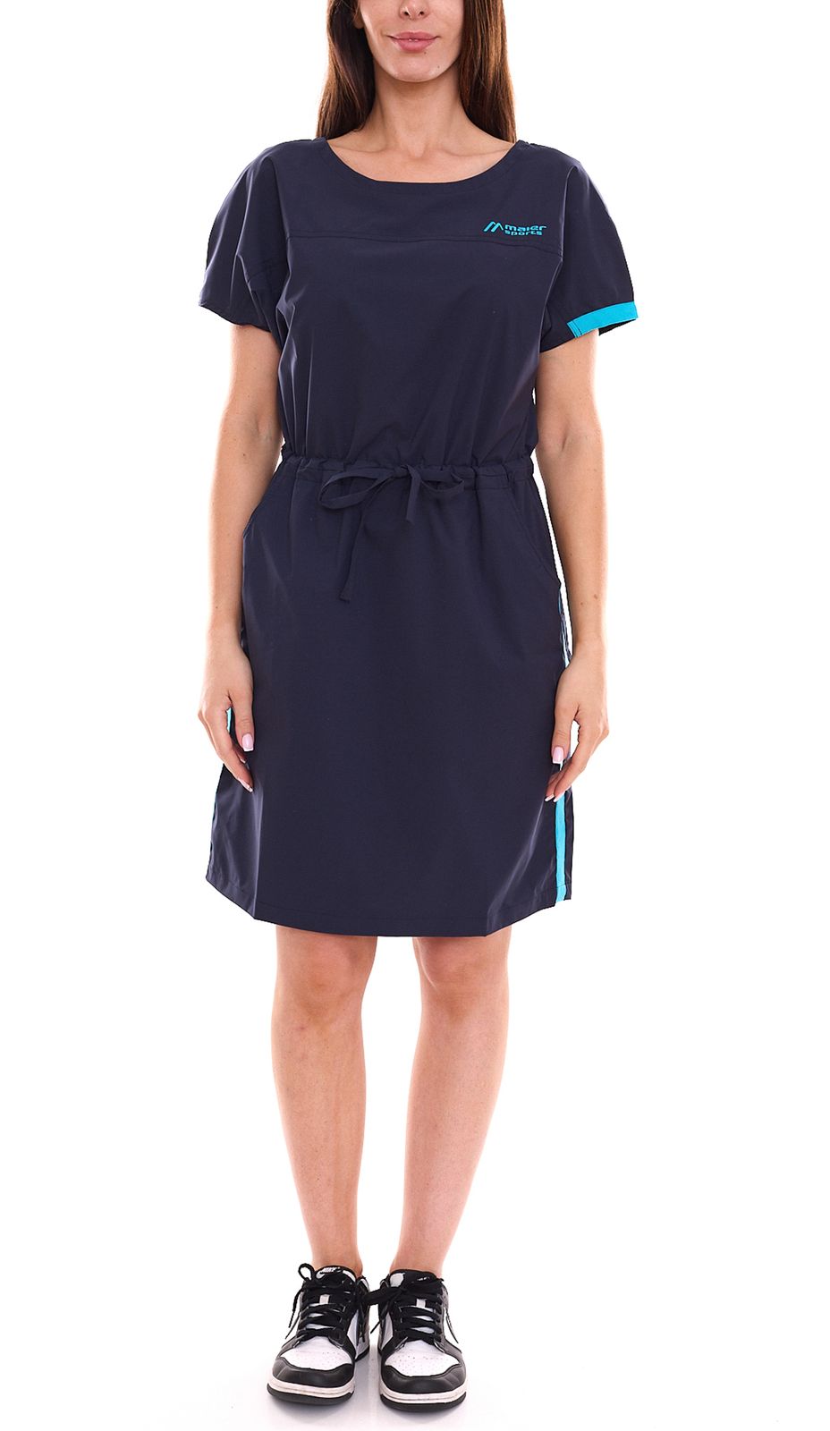 maier sports Damen Sport-Kleid stylisches Mini-Kleid Wander-Kleid 47332623 Dunkelblau von maier sports