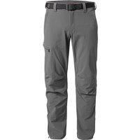 maier sports Herren Funktionshose grau Mikrofaser/Funktion unifarben Slim Fit von maier sports