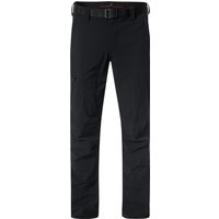 maier sports Herren Funktionshose schwarz Mikrofaser/Funktion unifarben Slim Fit von maier sports