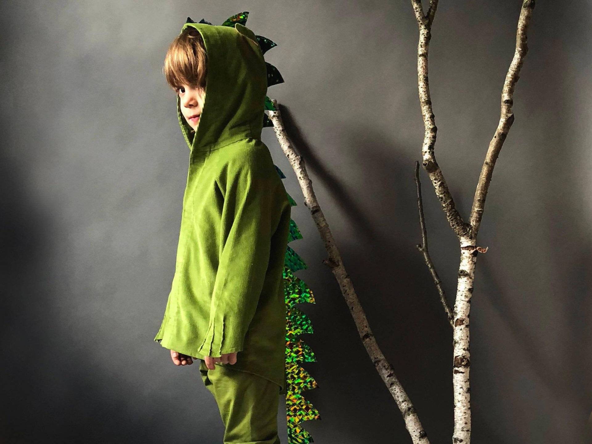 Drachen, Einzelteile Zum Drachenkostüm, Dinosaurier, Dinokostüm, Krokodil, Kinderkostüm, Halloween, Karneval, Kinderdrache von maiiberlin