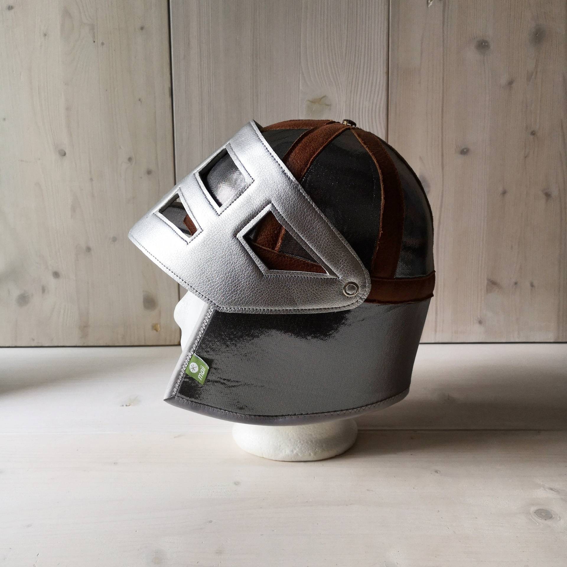 Einzelteile Ritterin, Helm, Rüstung, Ritterhelm Mit Visier, Einzelteile, Kopfbedeckung, Ritterkostüm, Kinderkostüm, Halloweenkostüm von maiiberlin