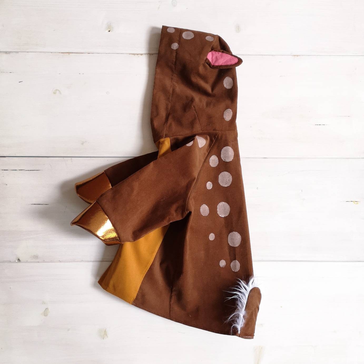 Einzelteile Zum Rehkitz Kostüm, Bambi, Deer, Halloween, Halloweenkostüm, Kinderkostüm, Reh, Faschingskostüm, Verkleidung, Karneval, Fasching von maiiberlin