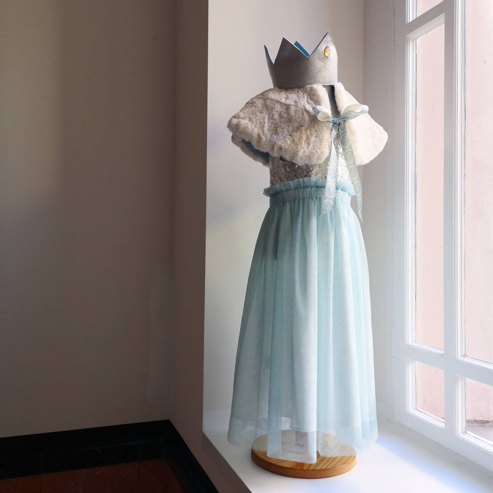 Eiskönigin, Einzelteile Zum Kleid, Prinzessinnenkleid, Tüllkleid, Glitzerkleid Kinderkleid, Kinderkostüm, Halloweenkostüm, Halloween, Karneval von maiiberlin