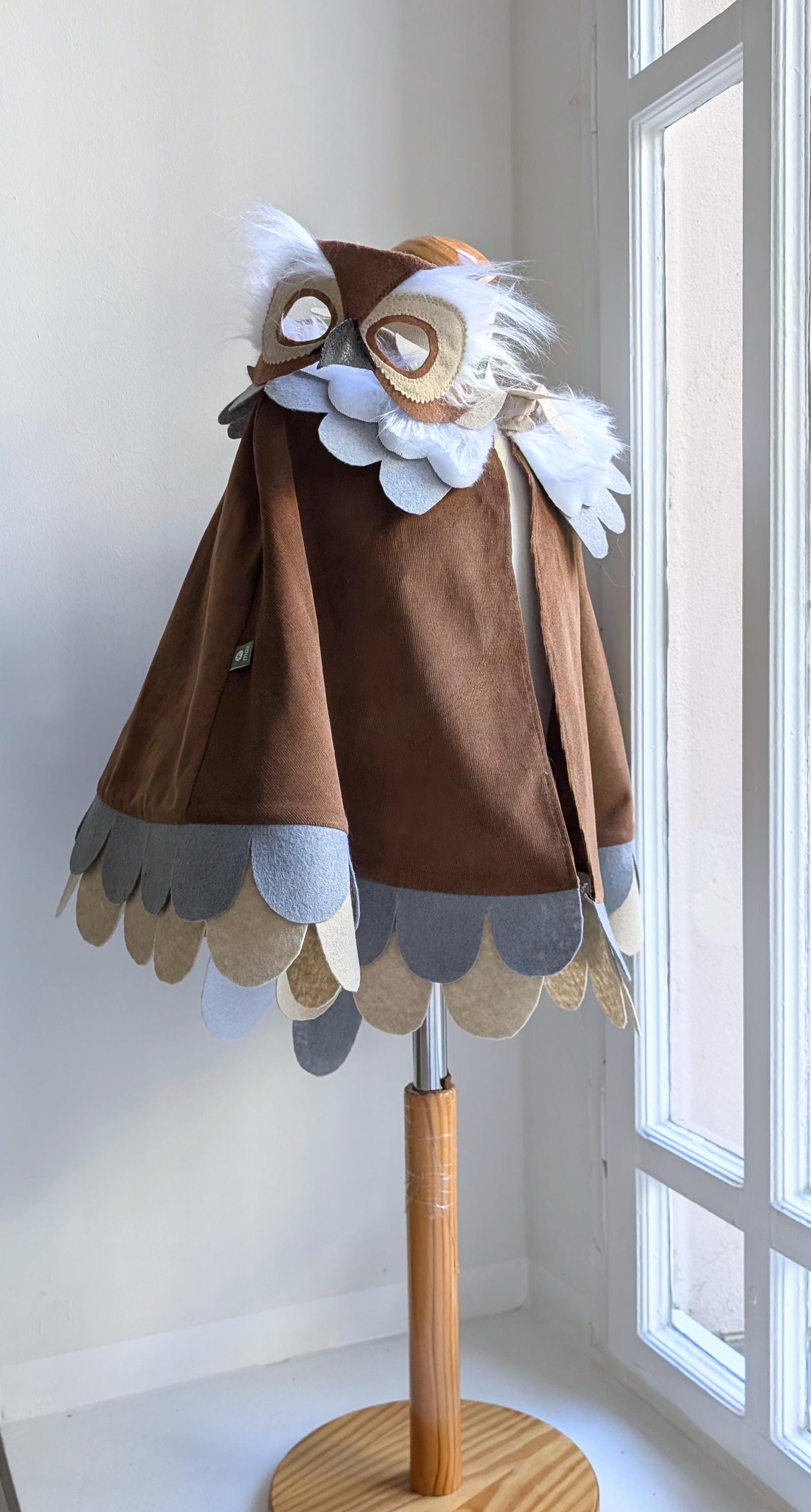 Eule, Einzelteile Oder Set, Halloween, Eulenkostüm Für Kinder, Kinderkostüm Vogel, Vogelkostüm von maiiberlin