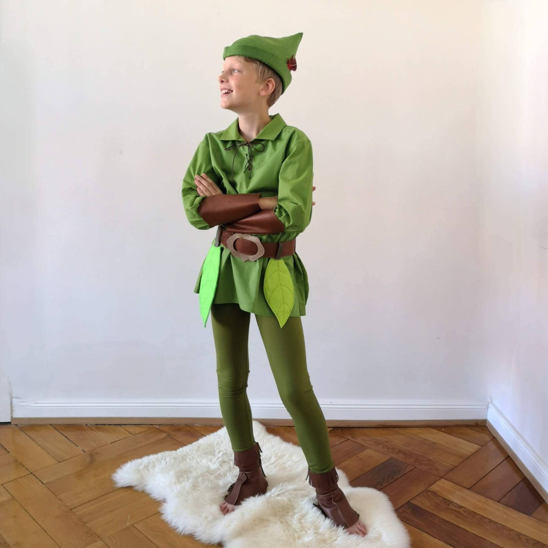 Peter Pan Einzelteile + Set Kinderkostüm, Kostüm, Robin Hood, Fee, Kinderkarnevalskostüm, Halloween, Karnevalskostüm, Bookday, Worldbookday von maiiberlin