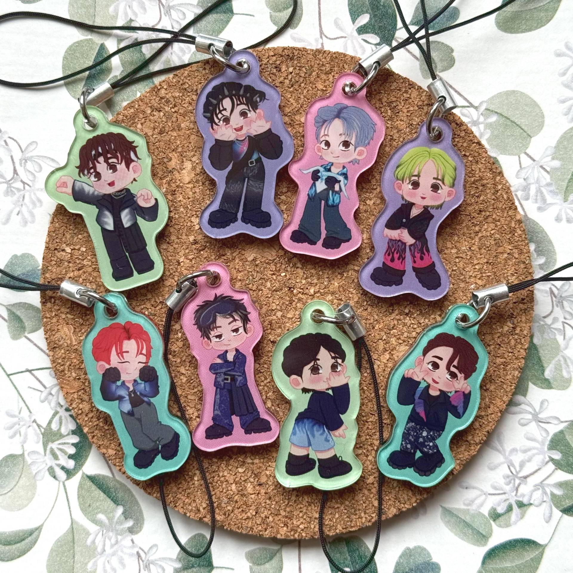 Ateez Atonie Phone Charms von maiiiartzz