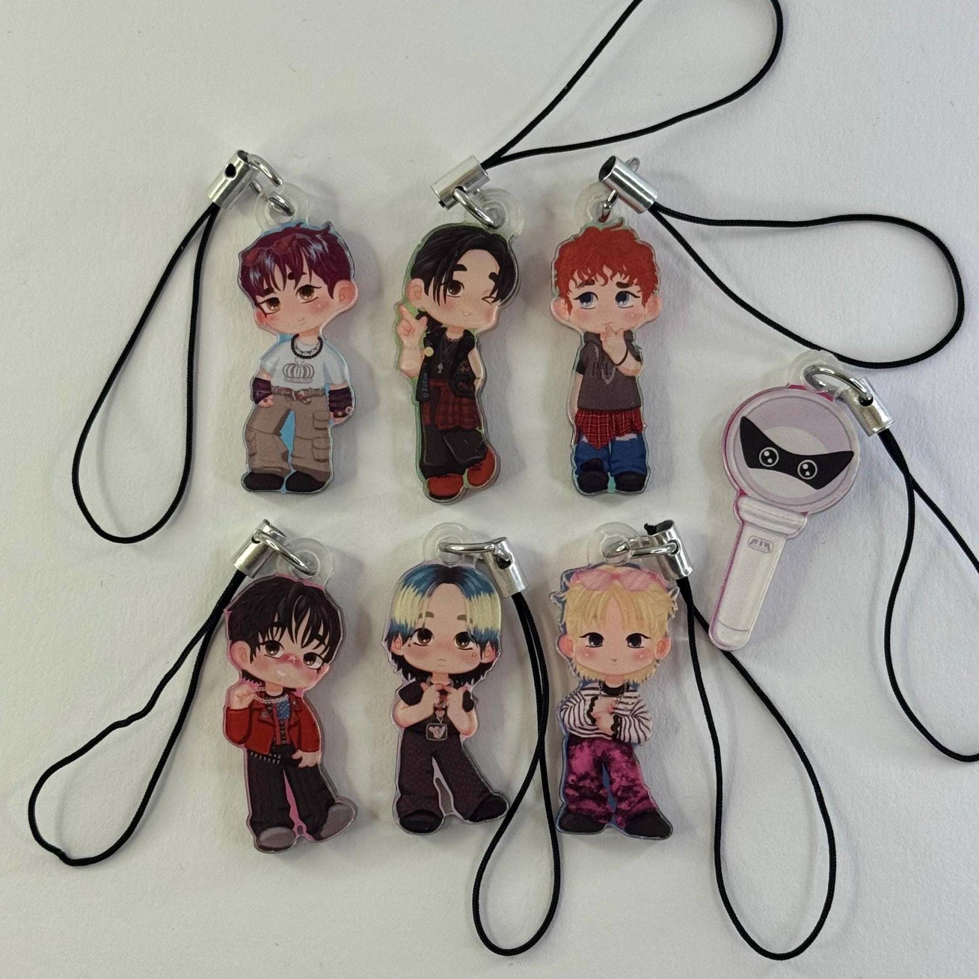 P1Harmony Piwonie Phone Charms von maiiiartzz