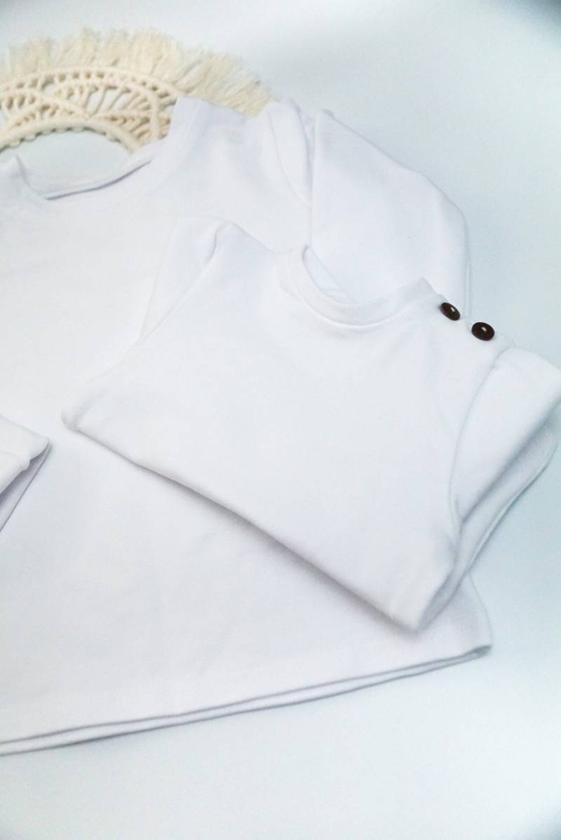 Langarmshirt Pullover Sweater Für Kinder Mit Doppellagig Genähten Ärmeln, Unisex Longsleeve Baby Erstausstattung Geschenk Geburt Ostern von maikindZauber