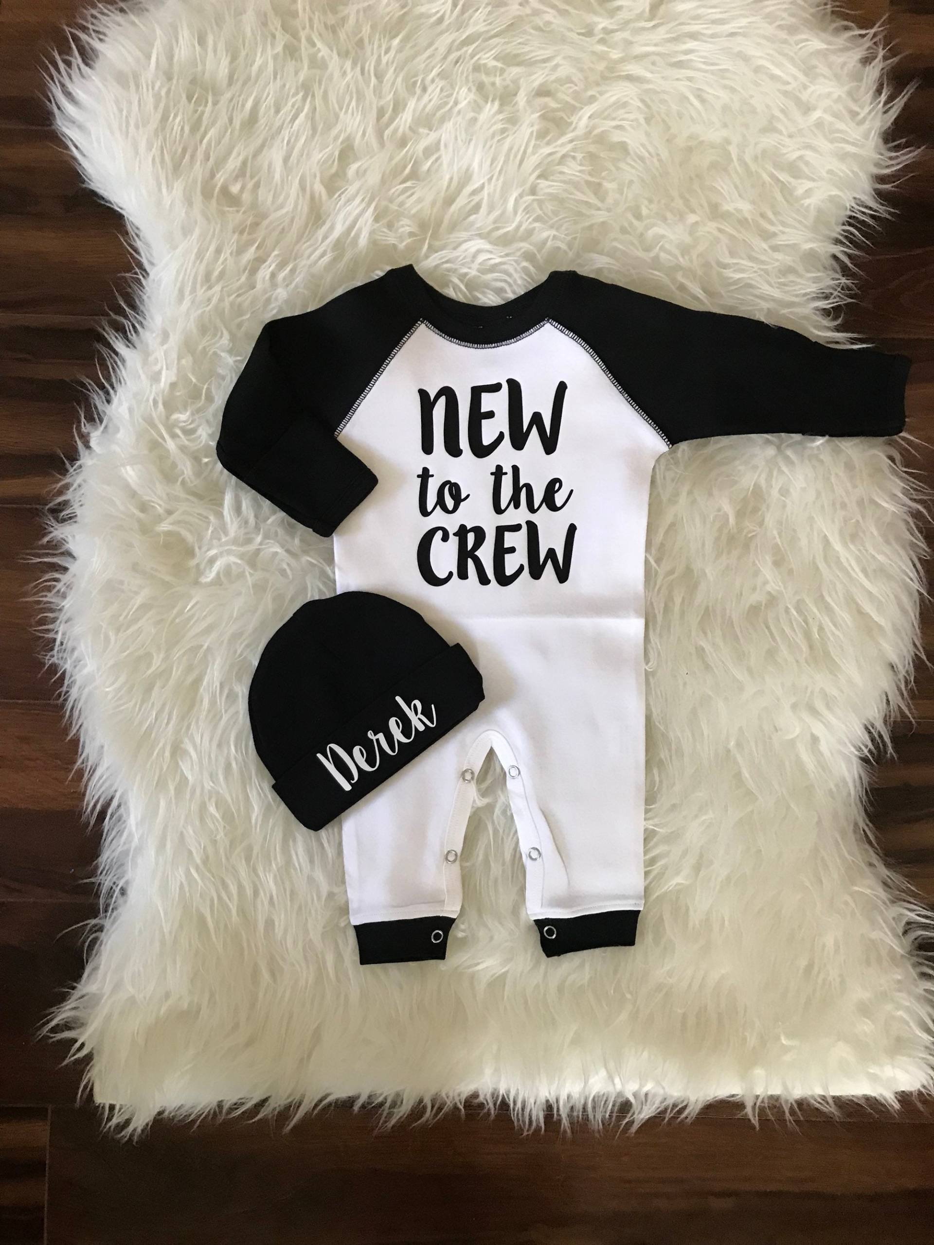 Baby Junge Coming Home Outfit Neugeborener Kleiner Bruder von mailiadesigns