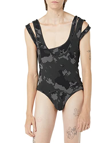 maison blanche Bodysuit, Schwarzdruck-Ripp , 6 von maison blanche