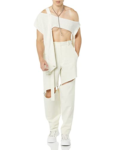 maison blanche Knitted Cropped Sweater, Kokosnuss-milch, 6 maison blanche Knitted Cropped Sweater, Kokosnuss-milch, 6 von maison blanche