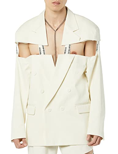 maison blanche Unisex Cut-Through Jacke, Schmutzig-weiß, 6 von maison blanche