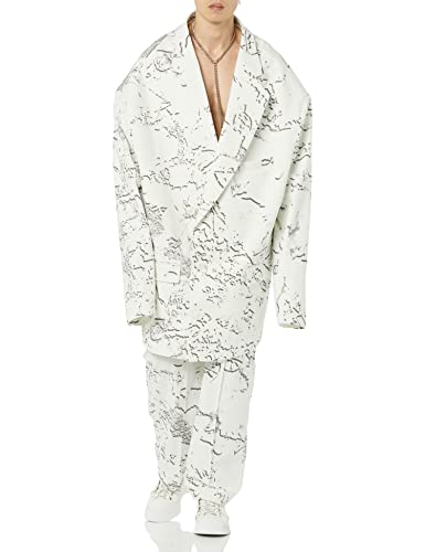 maison blanche Unisex Extreme Oversized Klassich Taillierte Jacke, Grauer Druck, 6 maison blanche Unisex Extreme Oversized Klassich Taillierte Jacke, Grauer Druck, 6 von maison blanche