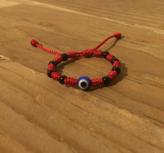 Baby Auge Armband. Böses Baby-Armband. Evil Eye Mal De Ojo. Knoten Baby-Armband Baby Auge Armband. Böses Baby-Armband. Evil Eye Mal De Ojo. Knoten Baby-Armband von makbeads