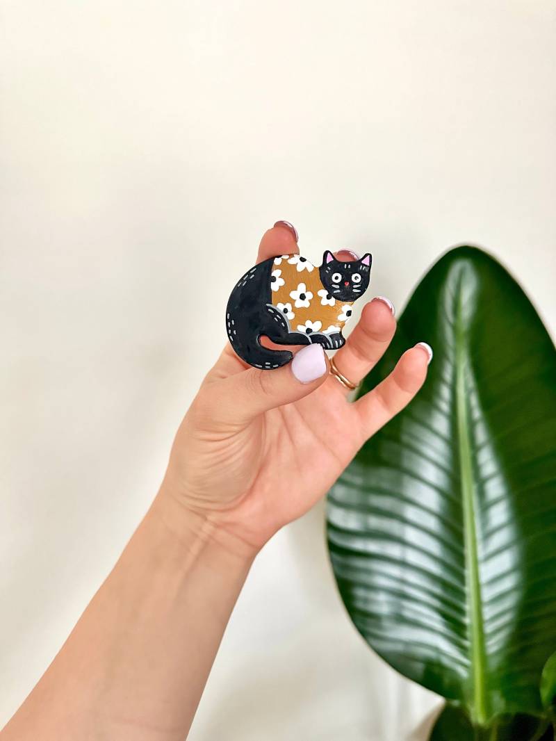 Haustier Porträt Anstecknadel Magnet, Verlust Tod Katzenhund Hundebrosche, Individuelle Geschenkidee Haustier Porträt Anstecknadel Magnet, Verlust Tod Katzenhund Hundebrosche, Individuelle Geschenkidee von makerboo