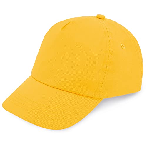 Baseballcap für Jungen und Mädchen, 5 Panels in leuchtenden Farben, 100% Baumwolle. Verstellbare Mütze, für Jungen, Mädchen und Jungen von 4 bis 13 Jahren Baseballcap für Jungen und Mädchen, 5 Panels in leuchtenden Farben, 100% Baumwolle. Verstellbare Mütze, für Jungen, Mädchen und Jungen von 4 bis 13 Jahren von makio